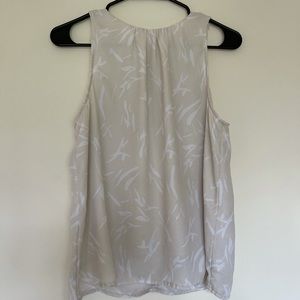 Neutral work blouse tank